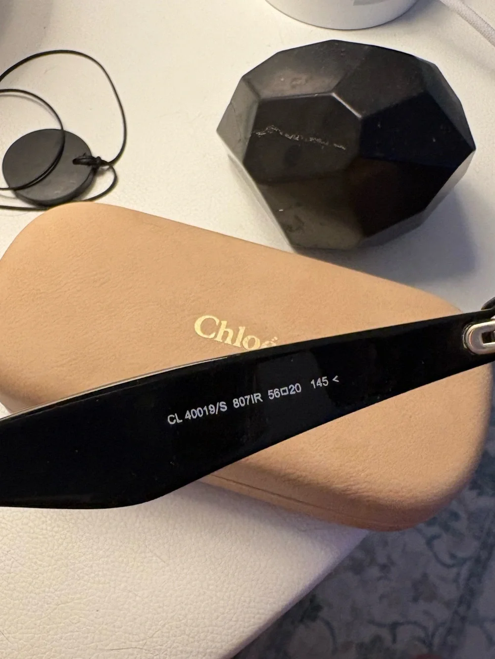Celine Paris Black Cat-Eye Sunglasses brand new never used